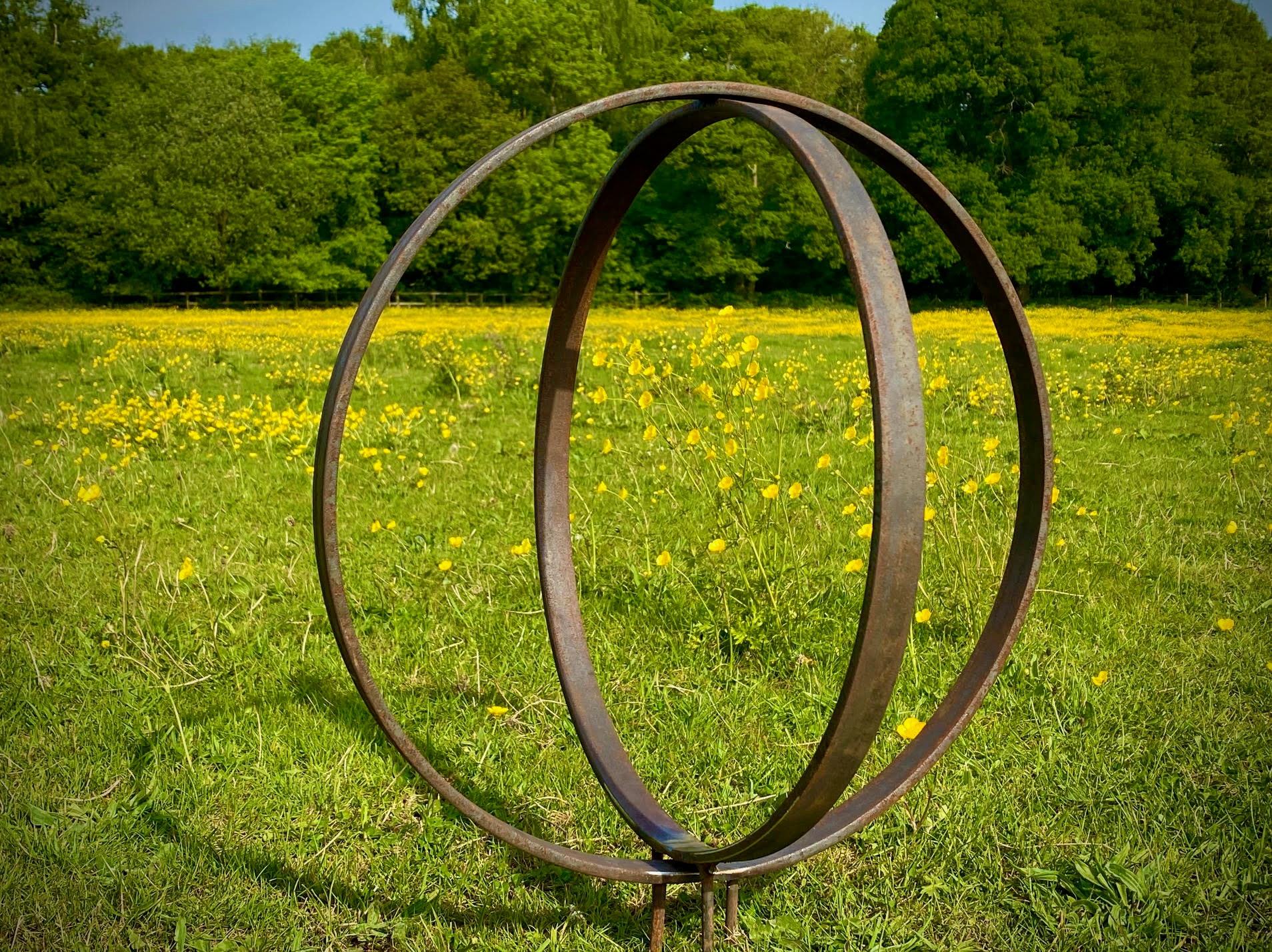 Lot de 4 étoiles en métal rouillé pour la maison ou le jardin, ornements et  décorations de jardin rouillés, tous fabriqués au Royaume-Uni, livraison  rapide. -  France