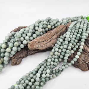 Collier Or Plaqué Avec Pendentif Pierre Jade Vert Et Perles De Culture - Neuf Sans Emballage