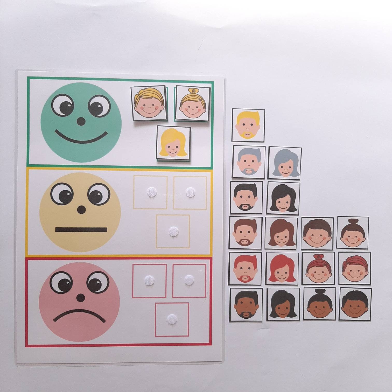 Emotion Chart Feelings Chart Visual Learners SEN ADHD | Etsy