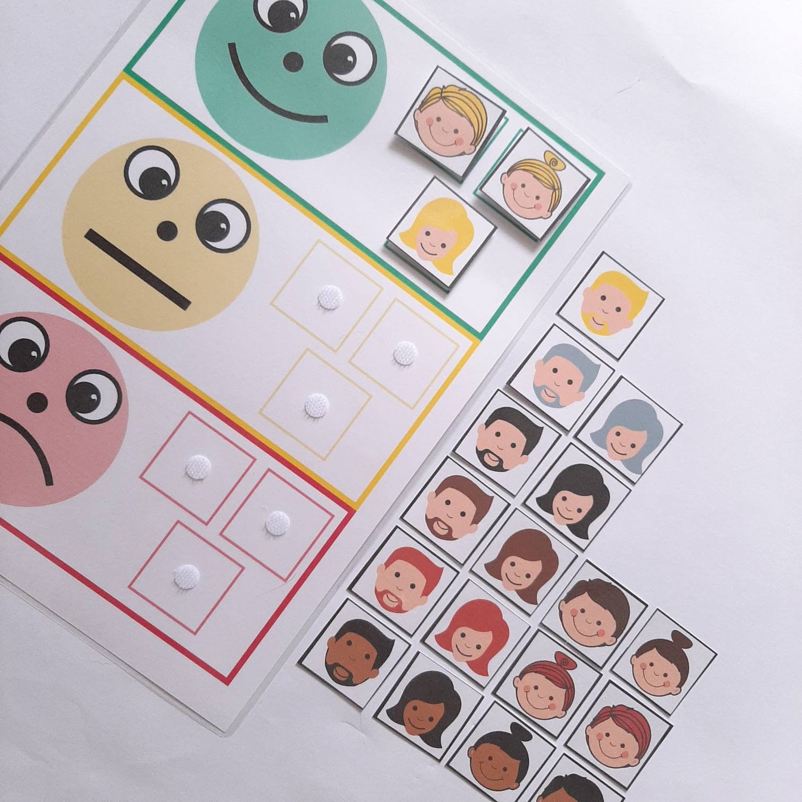 Emotion Chart Feelings Chart Visual Learners SEN ADHD | Etsy