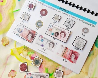money matching game etsy uk