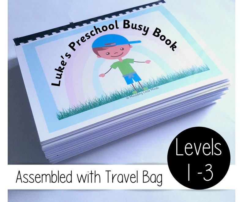 Toddler Preschool Learning Binder Nursery Busy Binder Etsy UK