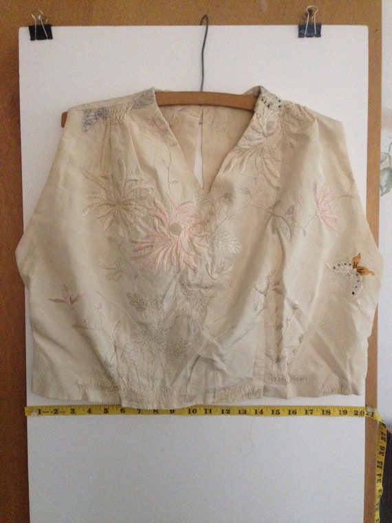 Vintage Sleeveless Bodice - Shell- Top - Blouse -