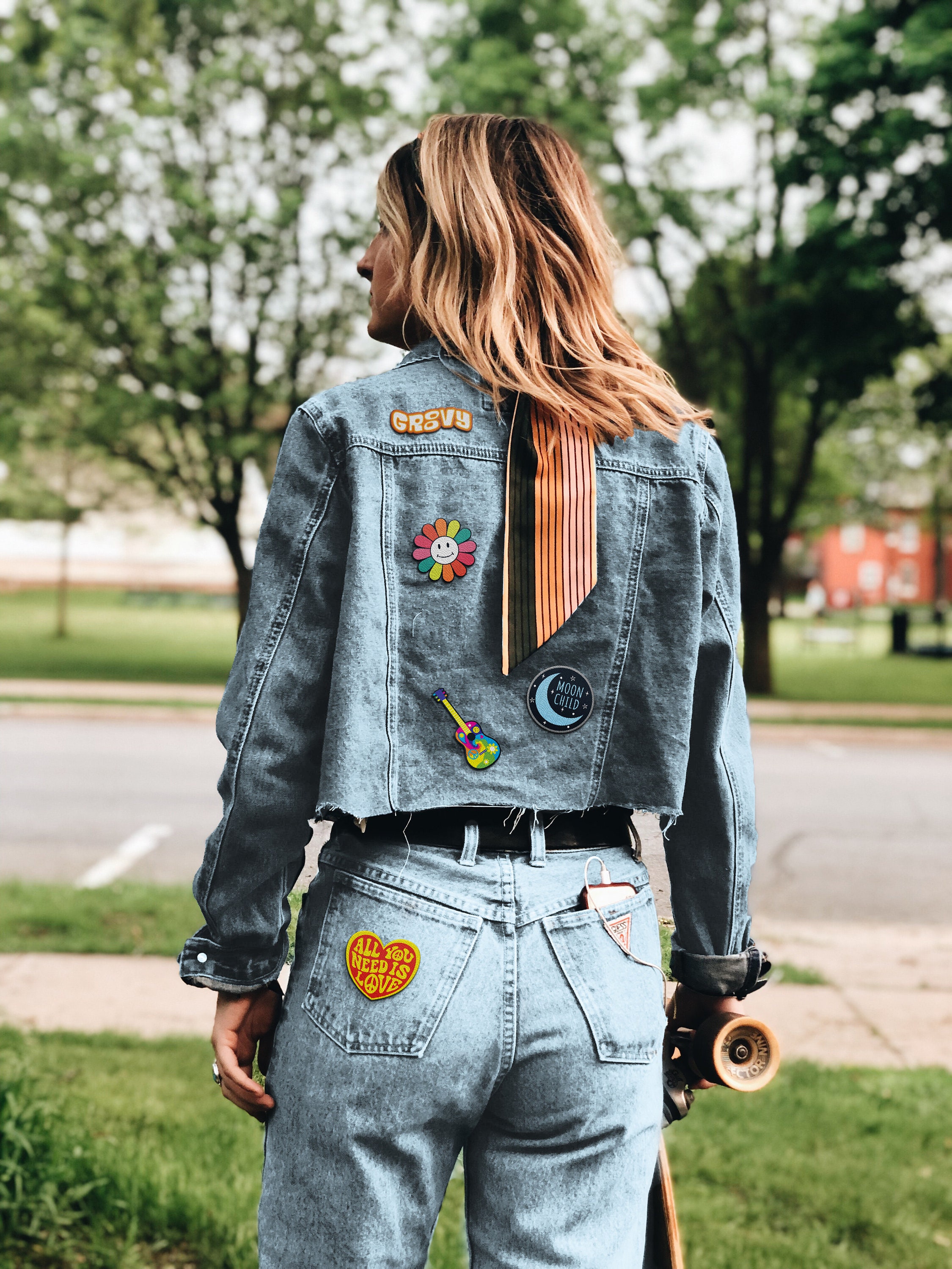  12 Iron on Preppy Patches - The Carefree Bee