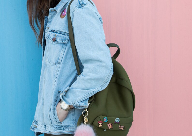 7 Cute Enamel Pins for Backpacks Feminist Lapel Pin Set for Etsy