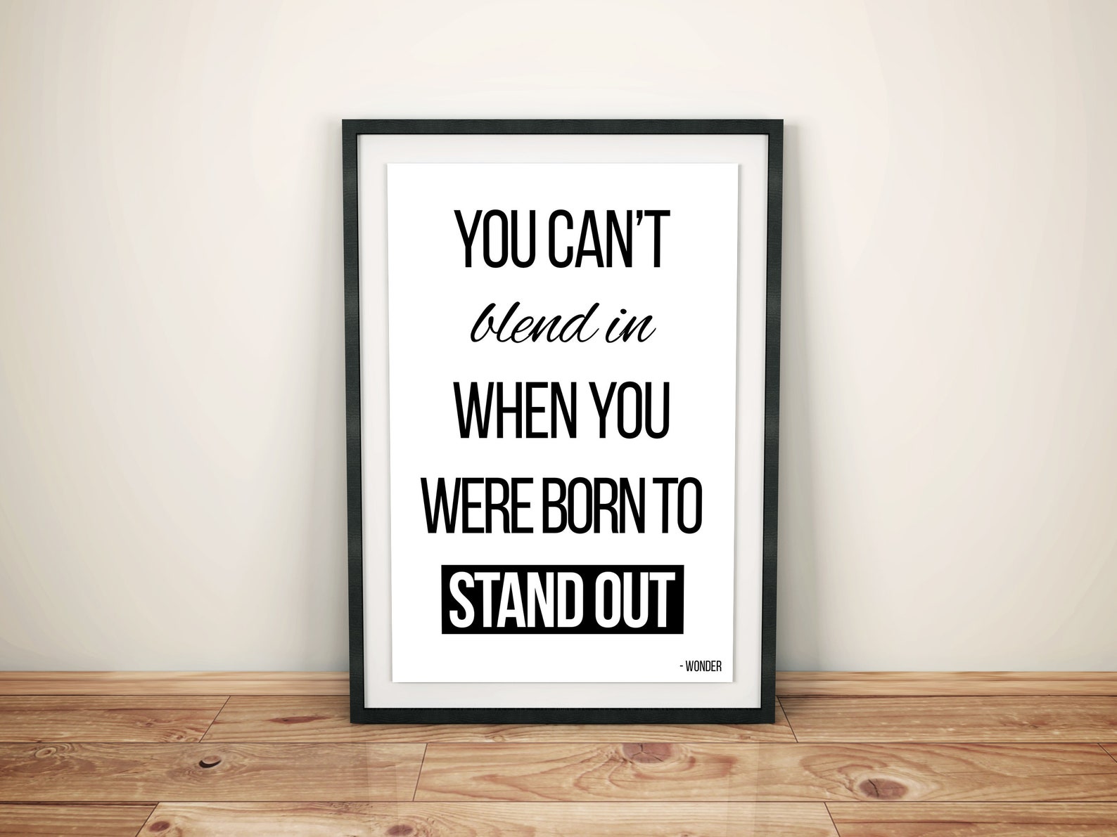 Wonder Offerte Film citaat Motiverende offerte Etsy