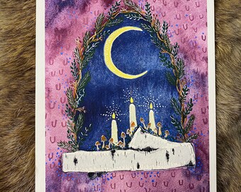4x6 Winter Solstice Print