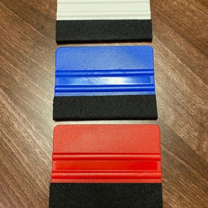wisserapplicators (set van 3) voor het inpakken van vinyl, meubels, knutselprojecten, stickers, stickers, carwrapping en het tinten van ramen en glas.