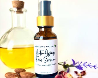 Anti-Aging Face Serum | Embracing Nature | Nontoxic Skincare | Youthful Glow