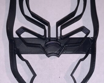 Black Panther Cookie and Fondant Cutter Fondant 2pc