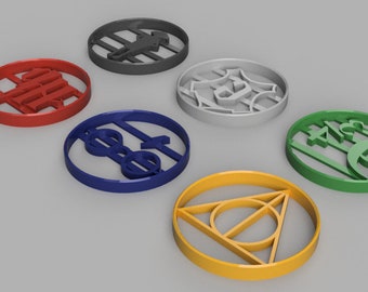 Harry Potter Cookie Cutters // Deathly Hallows Cookie Cutters 