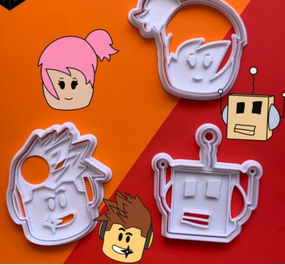 Roblox Robux Inspired Gold Cookie Cutter Gaming Baking Cake 