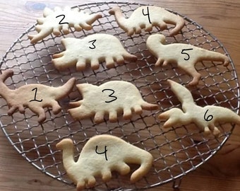 Dinosaur Shaped Cookie Cutters // Dino Cutters