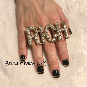 Men's four finger ring top
