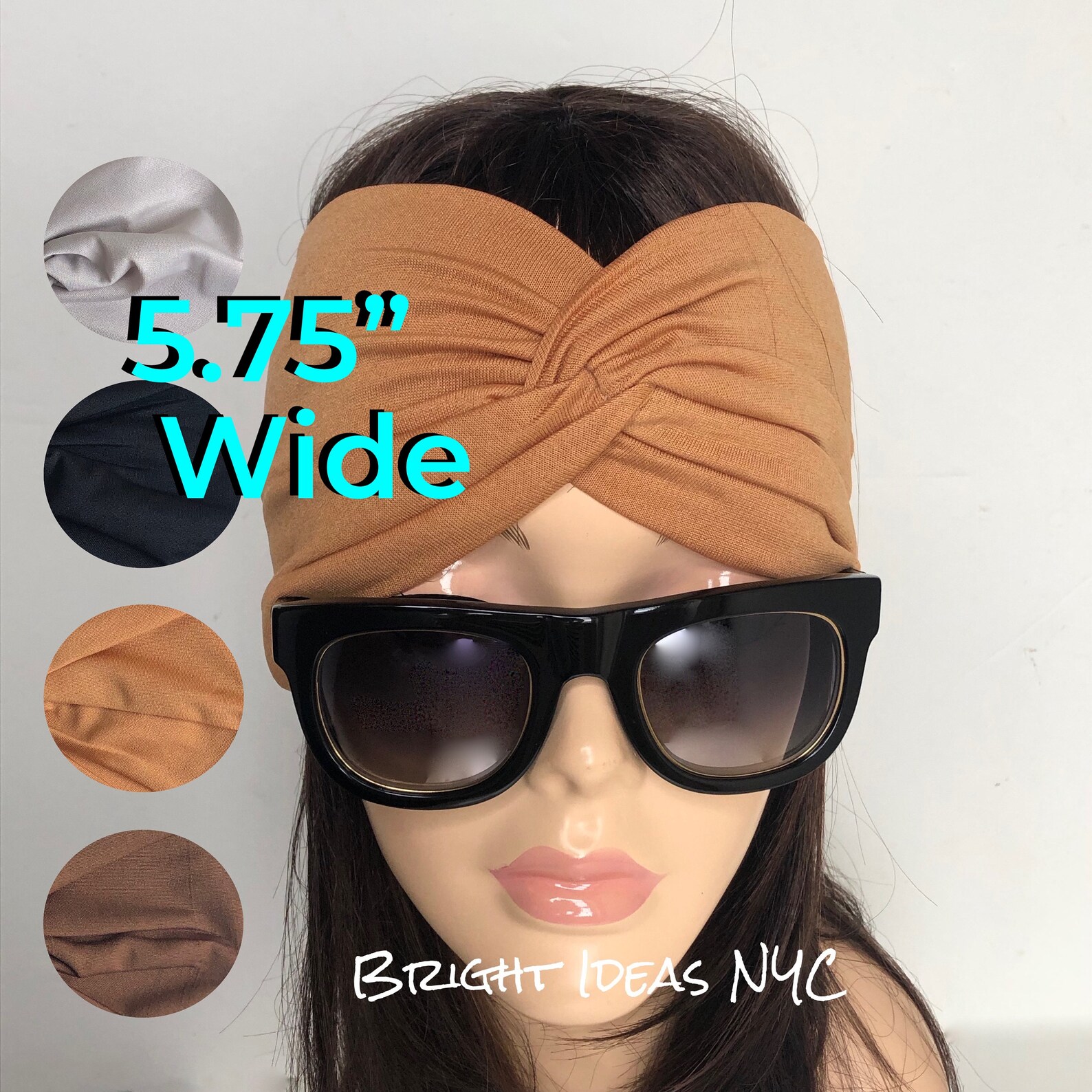 Fascia Per Capelli Con Turbante Rosso Scarlatto, Fascia Per Capelli Yoga, Fascia Per Capelli Boho, Fascia Per Capelli Rossa Per Donna, Fascia Extra Larga, Accessori Per Dreadlock - Italia - Foto 11