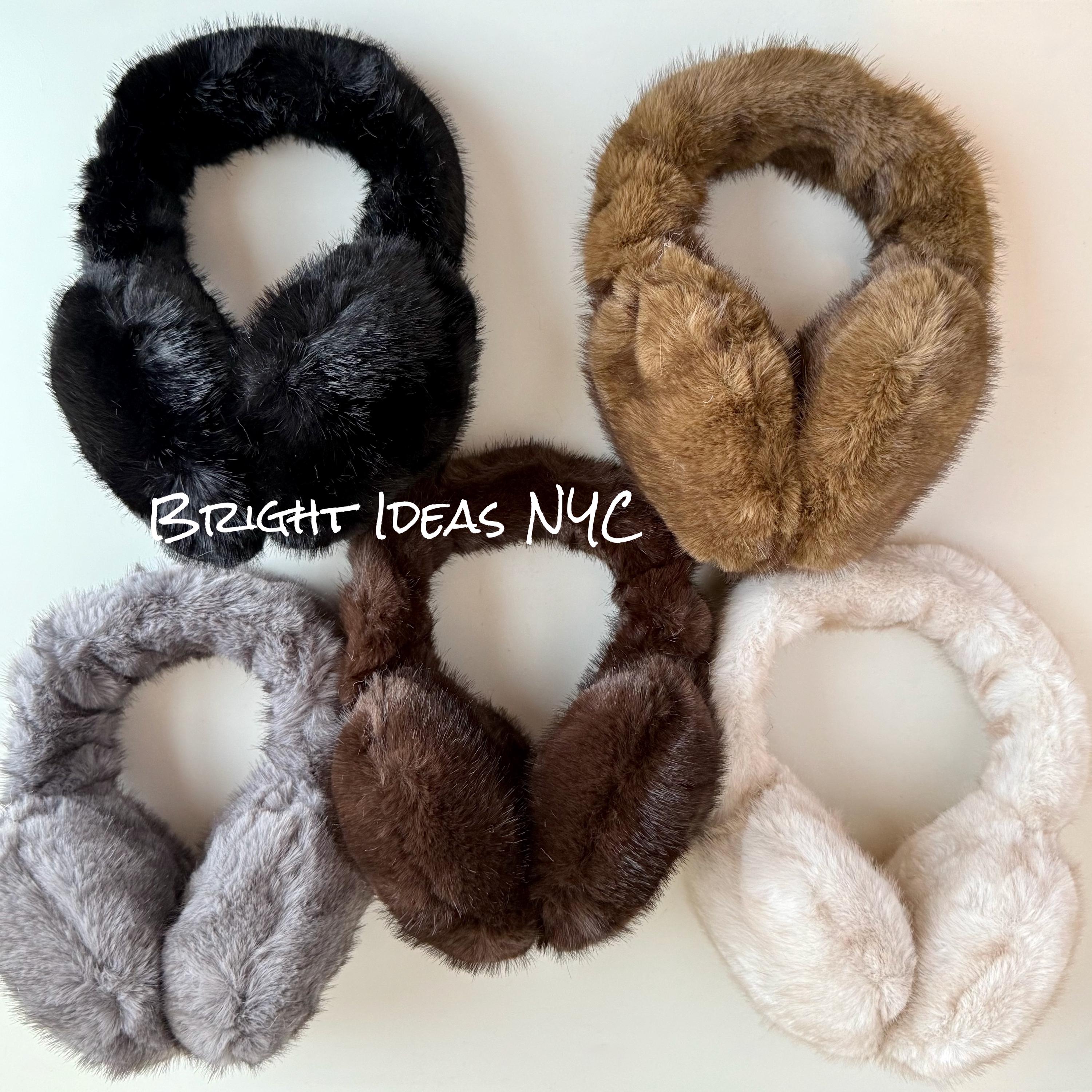 Women Girls Faux Fur Earmuffs Warm Winter Foldable Cozy Fashion Accessory Winter-Ear-muffs-Faux-Fur-Warm  main image 2