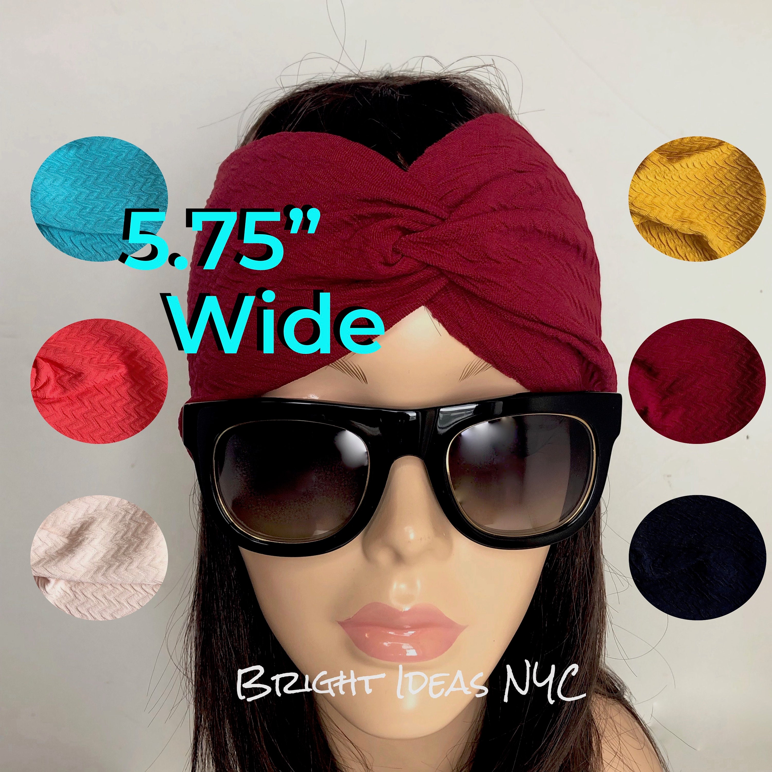 Bandana Stretch Turban Headband Paisley Bandana Print Yoga Etsy