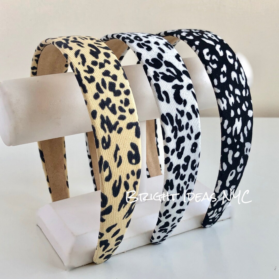 Leopard/cheetah Print Headband, Spotted Headband, Animal Print Headband ...