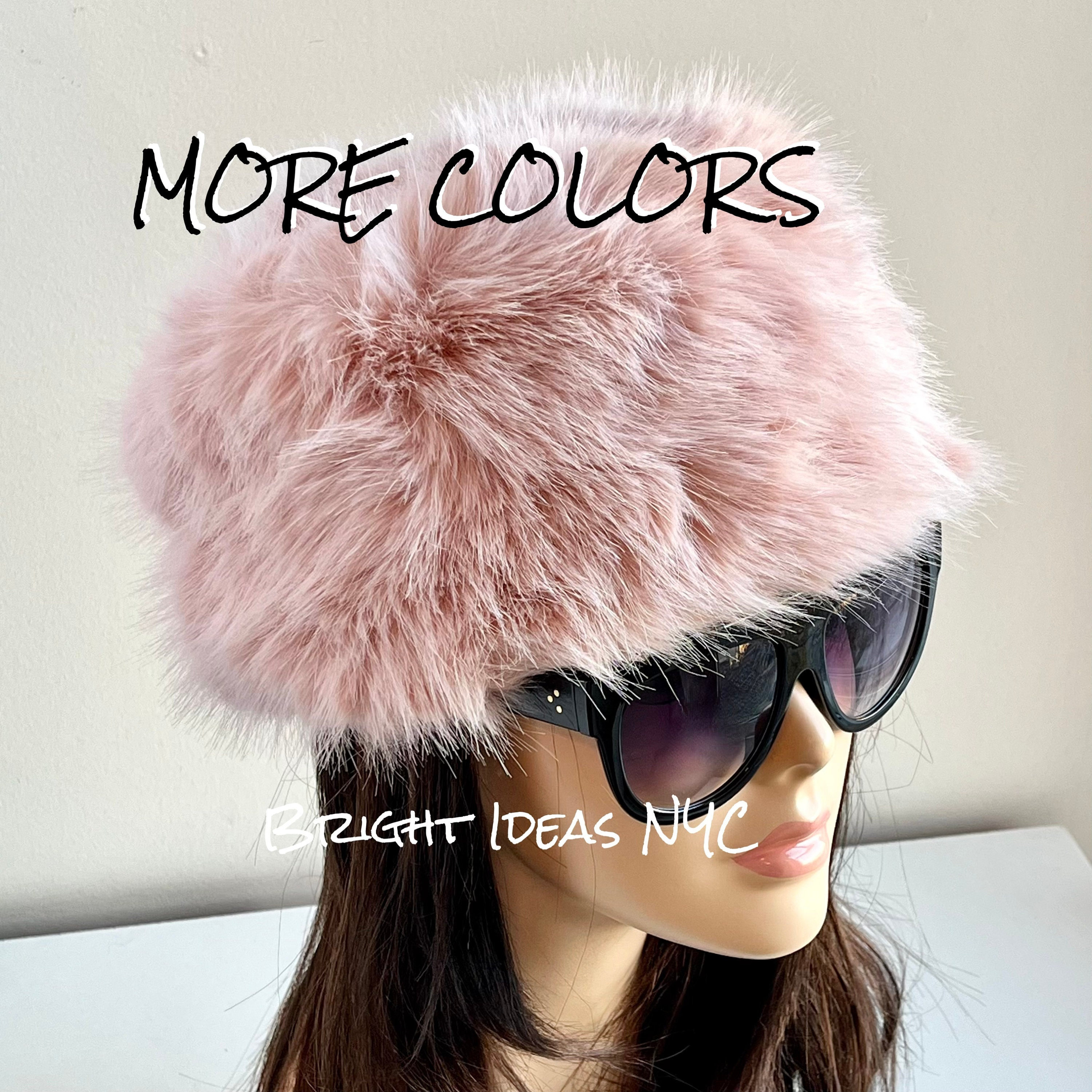 White Mink Hat - Etsy display picture 1