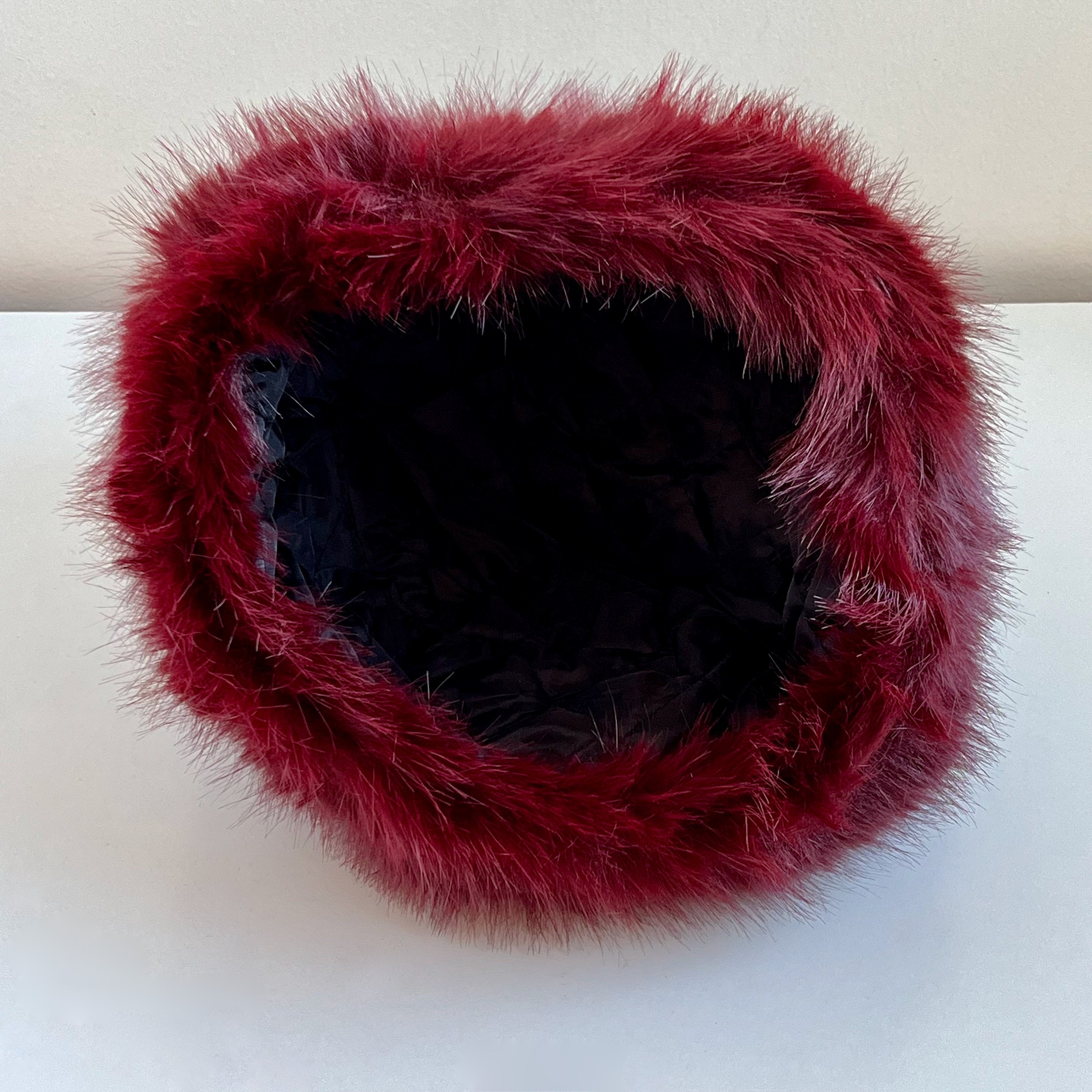 Vegan Fur Russian Style Plush Bucket Hat Fluffy Fuzzy Luxury Faux Fur Vegan Hat, Russian Style Fur  main image 2