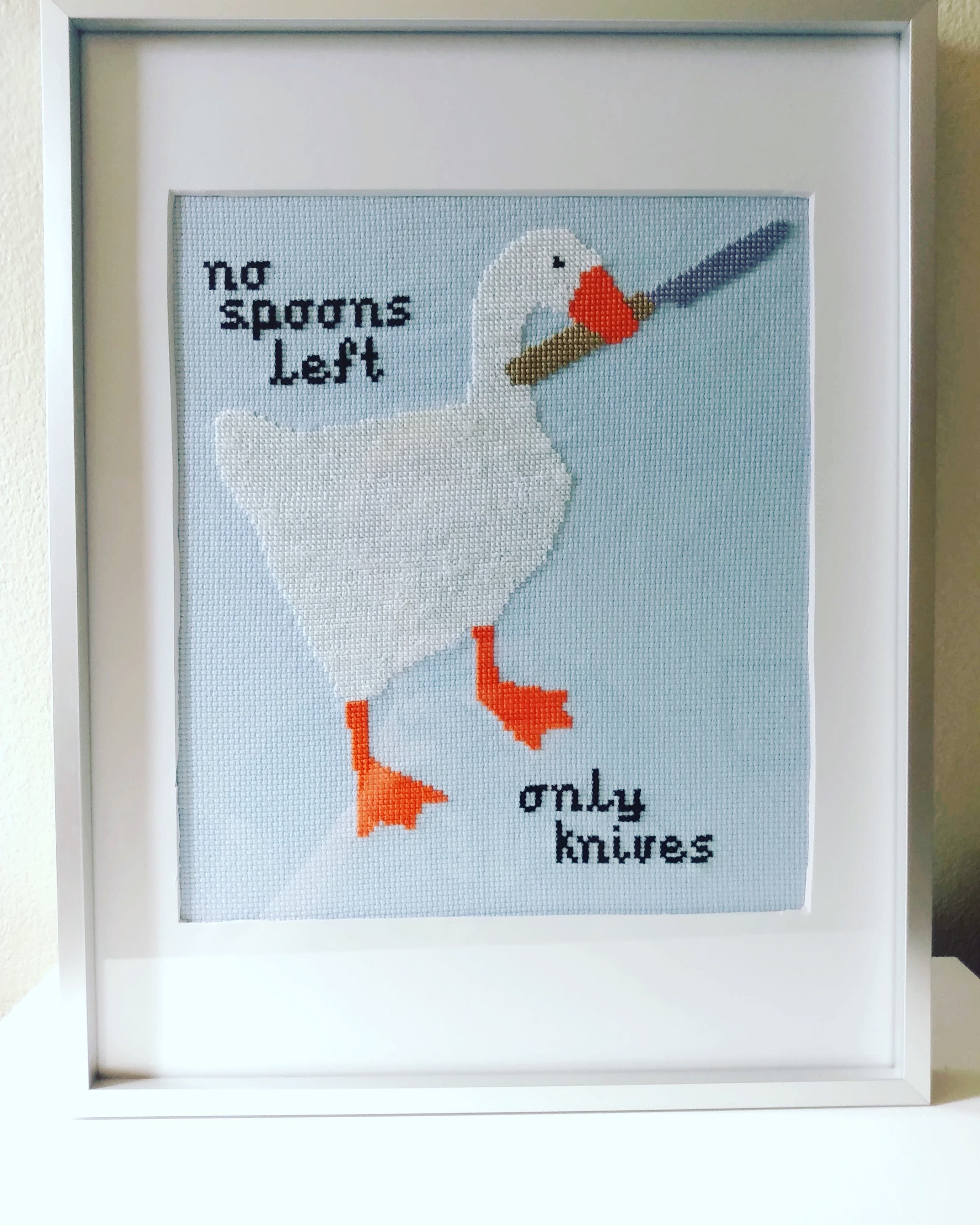Goose Game Meme No Spoons Left Only Knives Spoonie Spoon Etsy 日本