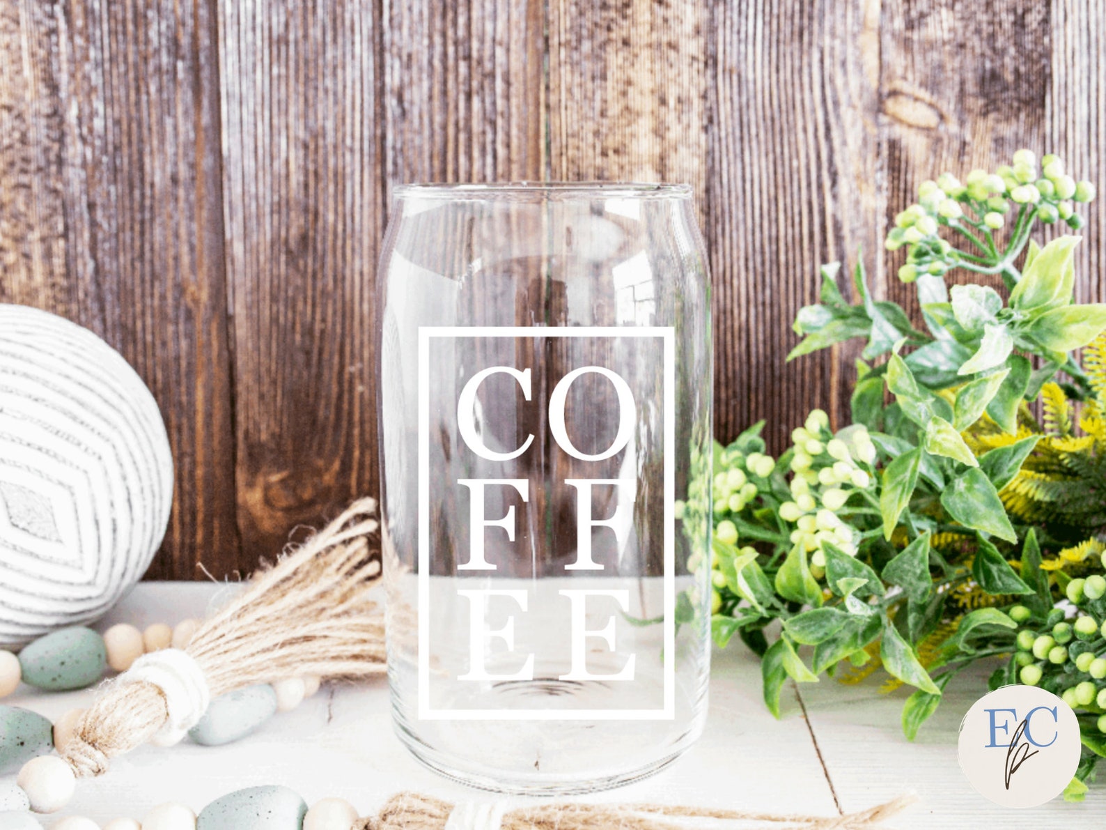 Iced Coffee Beer Can Glass Iced Coffee Glass Iced Coffee Etsy