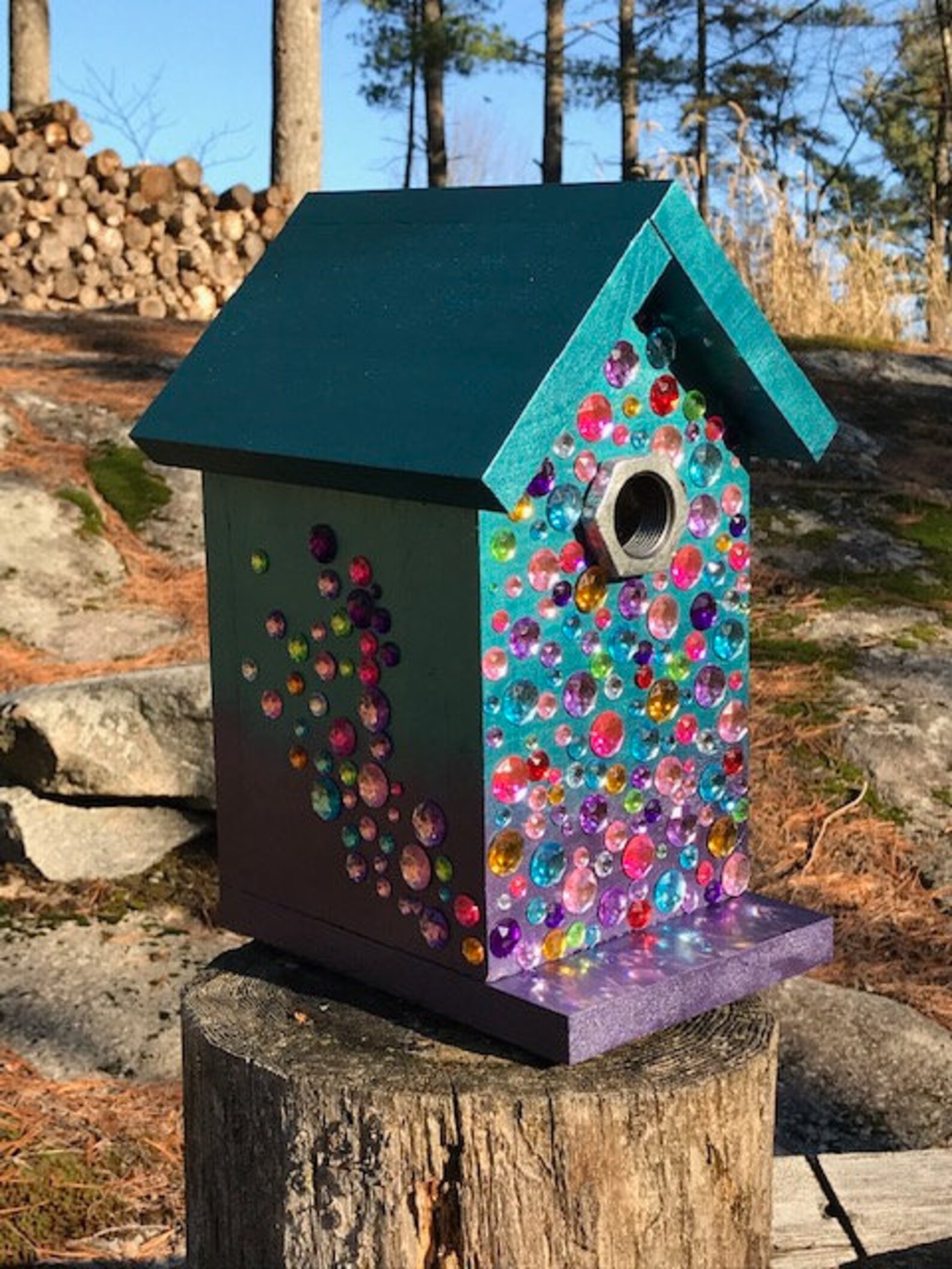 Fairies Birdhouse Gems Etsy