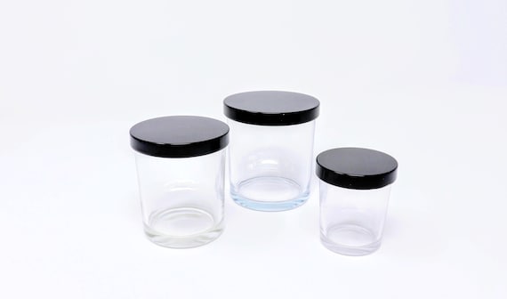 5 Pcs Frosted Candle Jars With Bamboo Lid 100g 3 Oz, 200 Ml 6 Oz