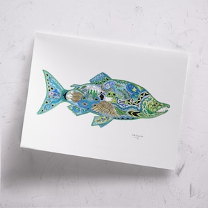 Sockeye Salmon Signed Print