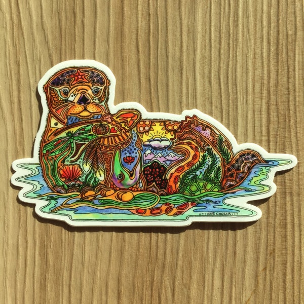 Sea Otter Sticker