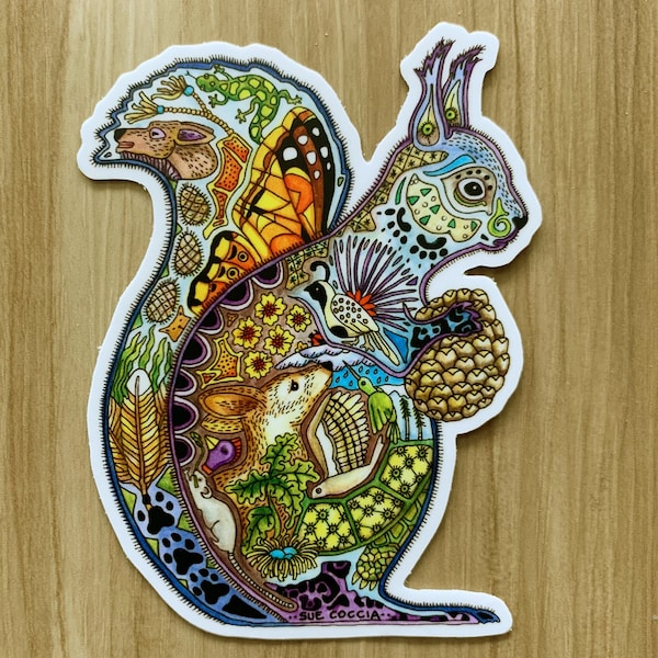 Squirrel Sticker