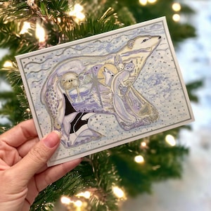 Polar Bear Holiday Card
