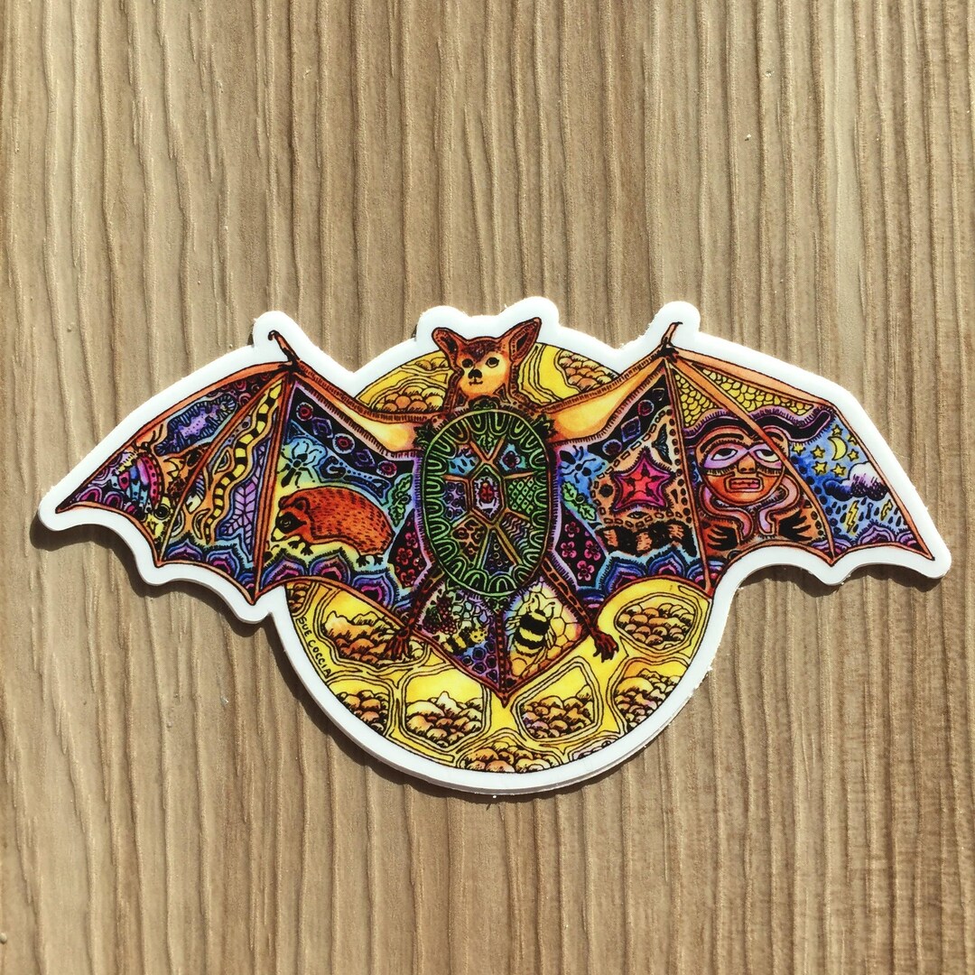 Bat Sticker - Etsy