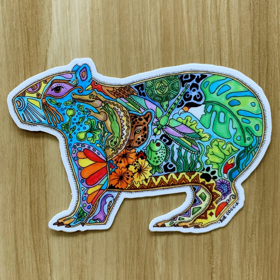 Capybara Sticker - Etsy