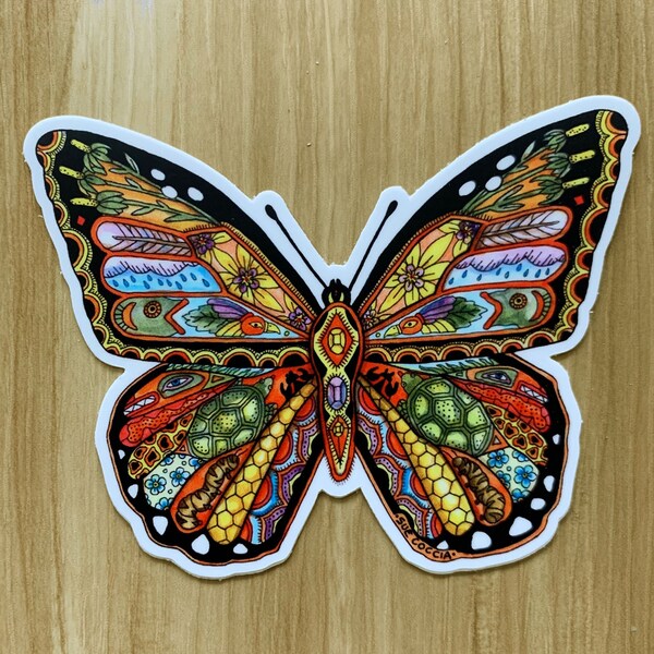 Monarch Butterfly Sticker