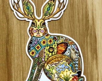 Jackalope Sticker