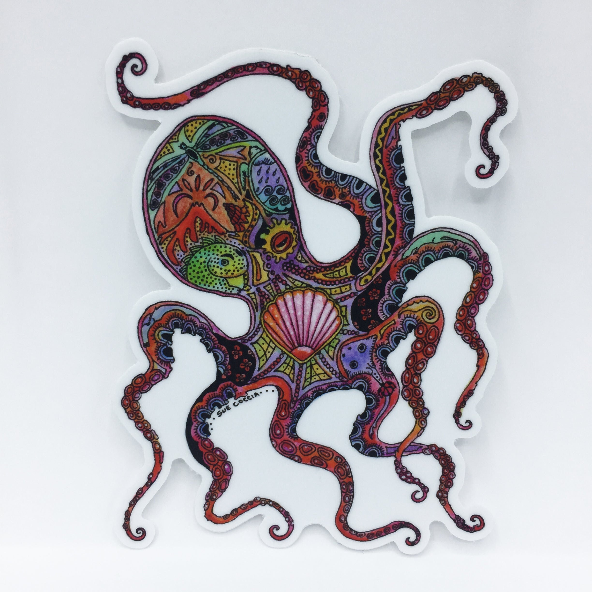 Sticker Octopus Jpg Octopus Sticker - Etsy