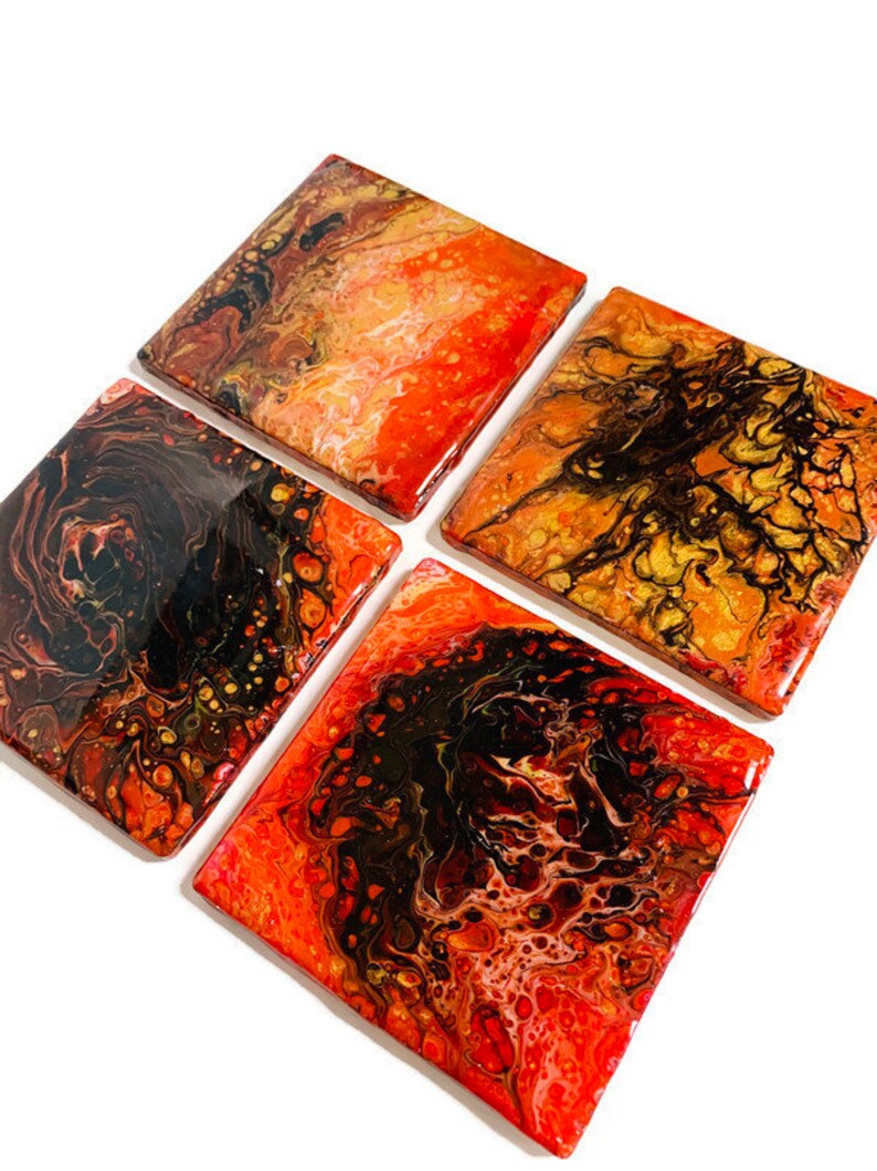 Acrylic Pour Coaters Set of 4 image 8