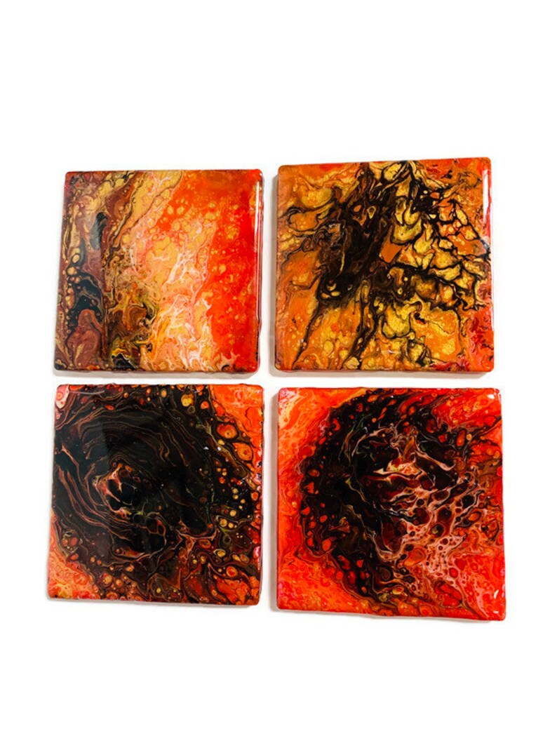 Acrylic Pour Coaters Set of 4 image 3