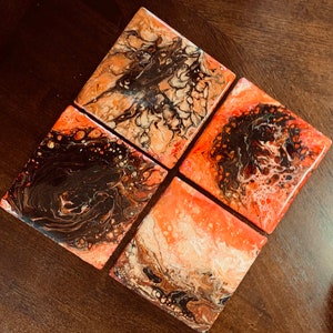 Acrylic Pour Coaters Set of 4 image 2