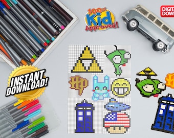 This item is unavailable -   Easy perler beads ideas, Diy