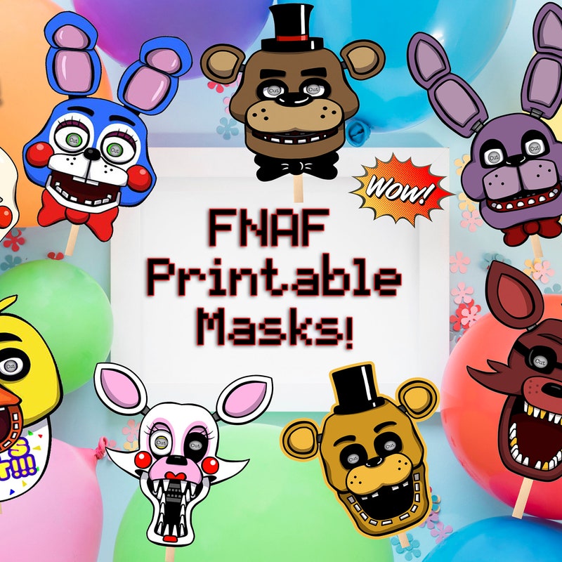 Five Nights at Freddy s Foxy Mask Etsy Five Nights at Freddy s Foxy Mask Etsy