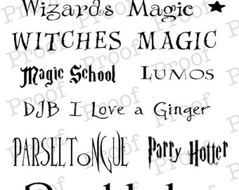 Wizard's Font Collection! Great for use with Cricut, Silhouette, Procreate, or any scrapbooking or craft project!