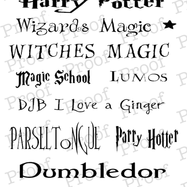 Wizard's Font Collection! Great for use with Cricut, Silhouette, Procreate, or any scrapbooking or craft project!