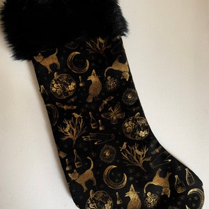 Magic Moon Celestial Christmas Stocking