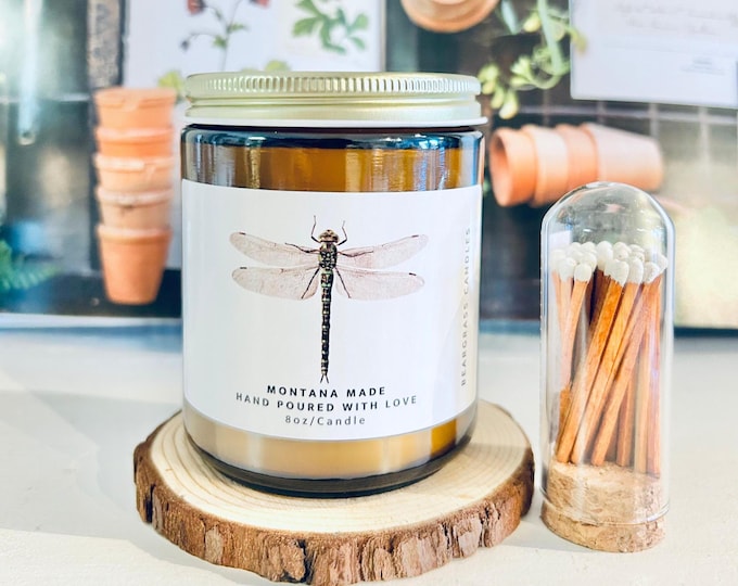 Dragonfly Candle
