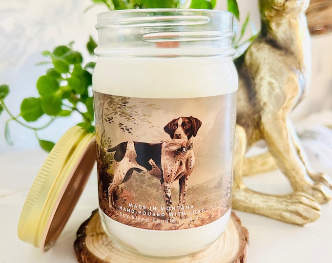Vintage Bird Dog Candle