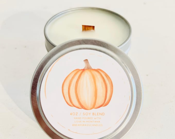 Pumpkin Tin Candle