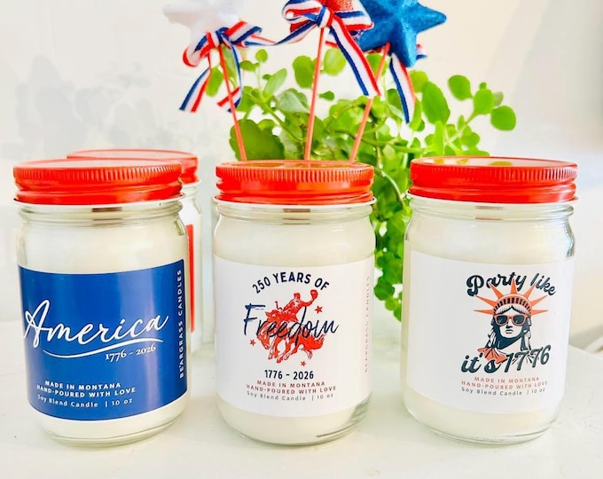 4th of July Candles- 250 Years!