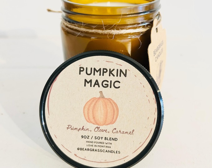 Pumpkin Magic- 9oz Apthecary Jar